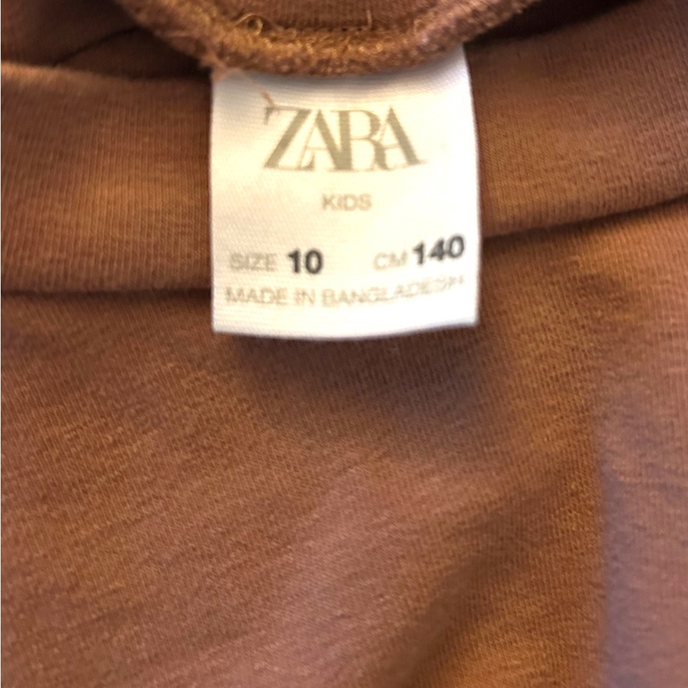Zara Brown Short Sleeve Tee